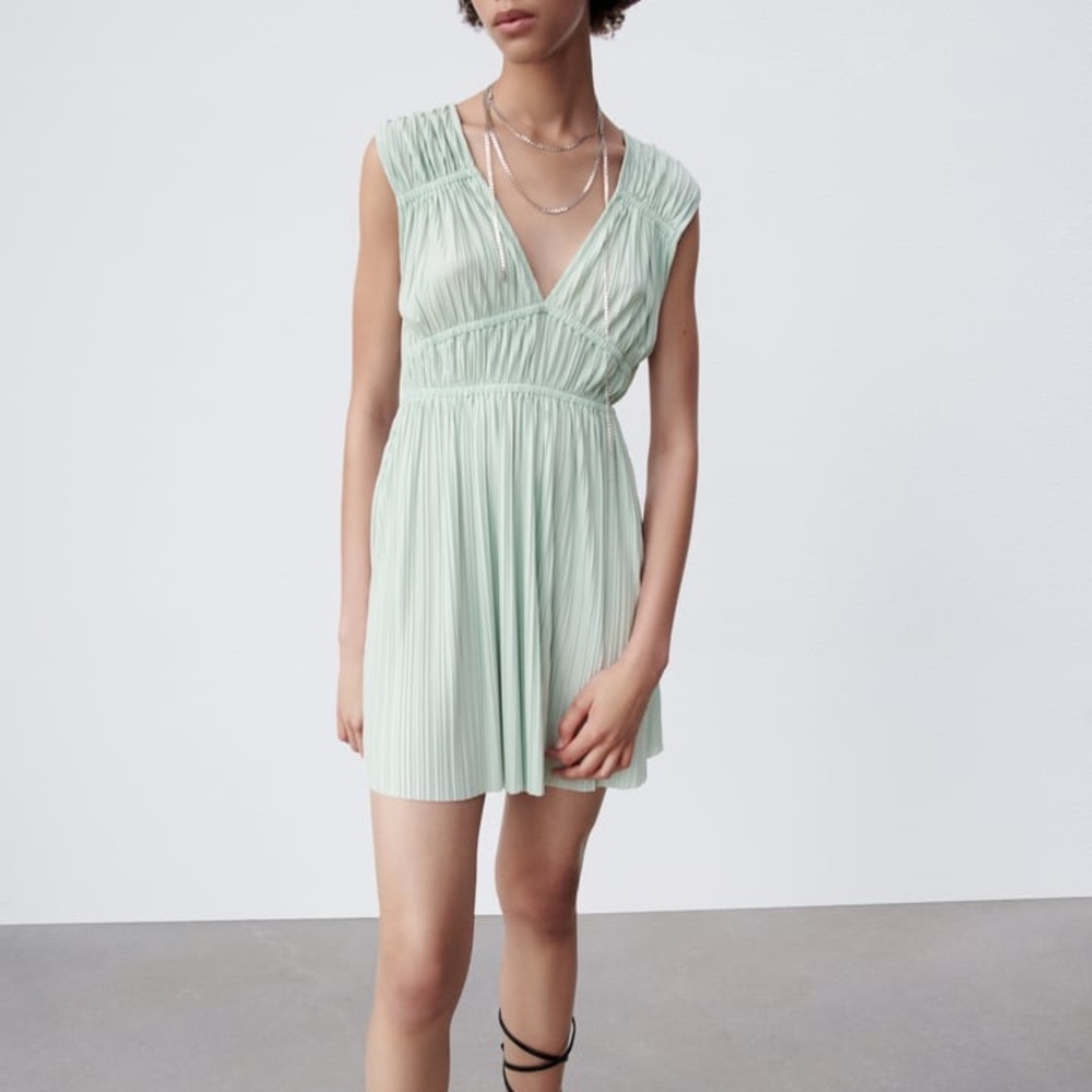 Zara Pleated Dress